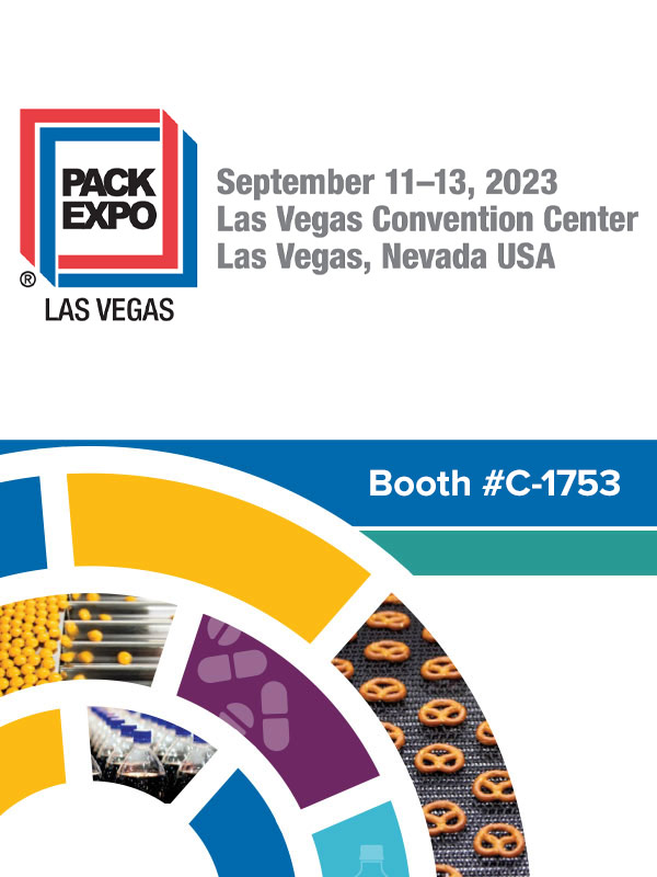 Pack Expo Las Vegas September 11-13, 2023 Booth C-1753