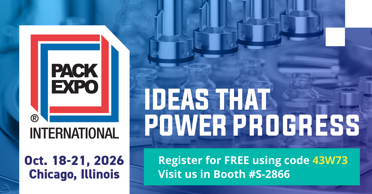 Pack Expo International
Chicago, Illinois
Oct. 18-21, 2026